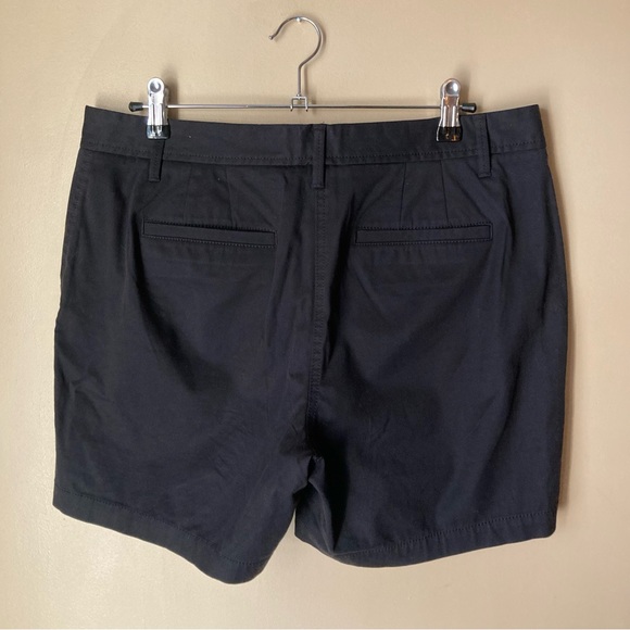 Talbots Women's Black Relaxed Chino Shorts - Picture 2 of 5
